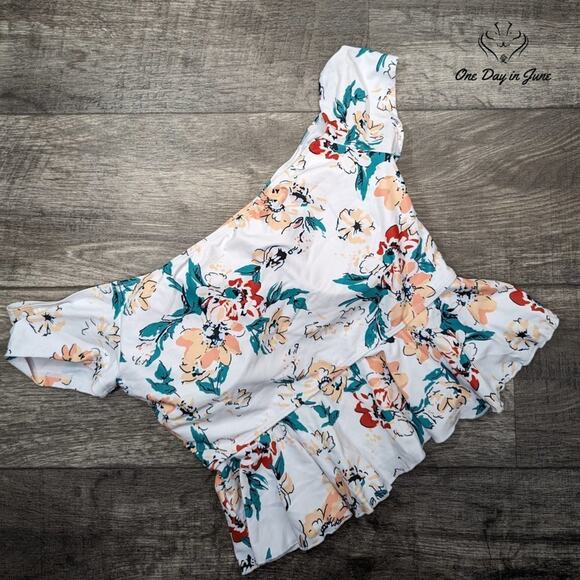 CharmLeaks Floral Off Shoulder Bikini Top Size XL - Picture 4 of 4